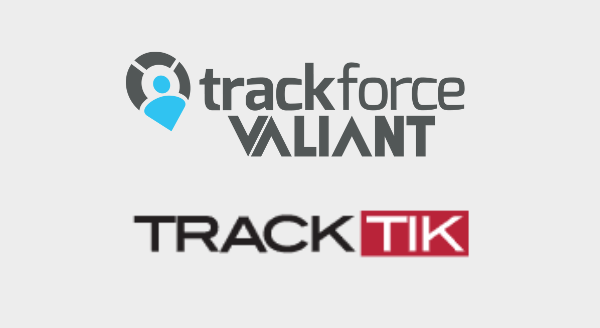 Trackforce Valiant and TrackTik Logos